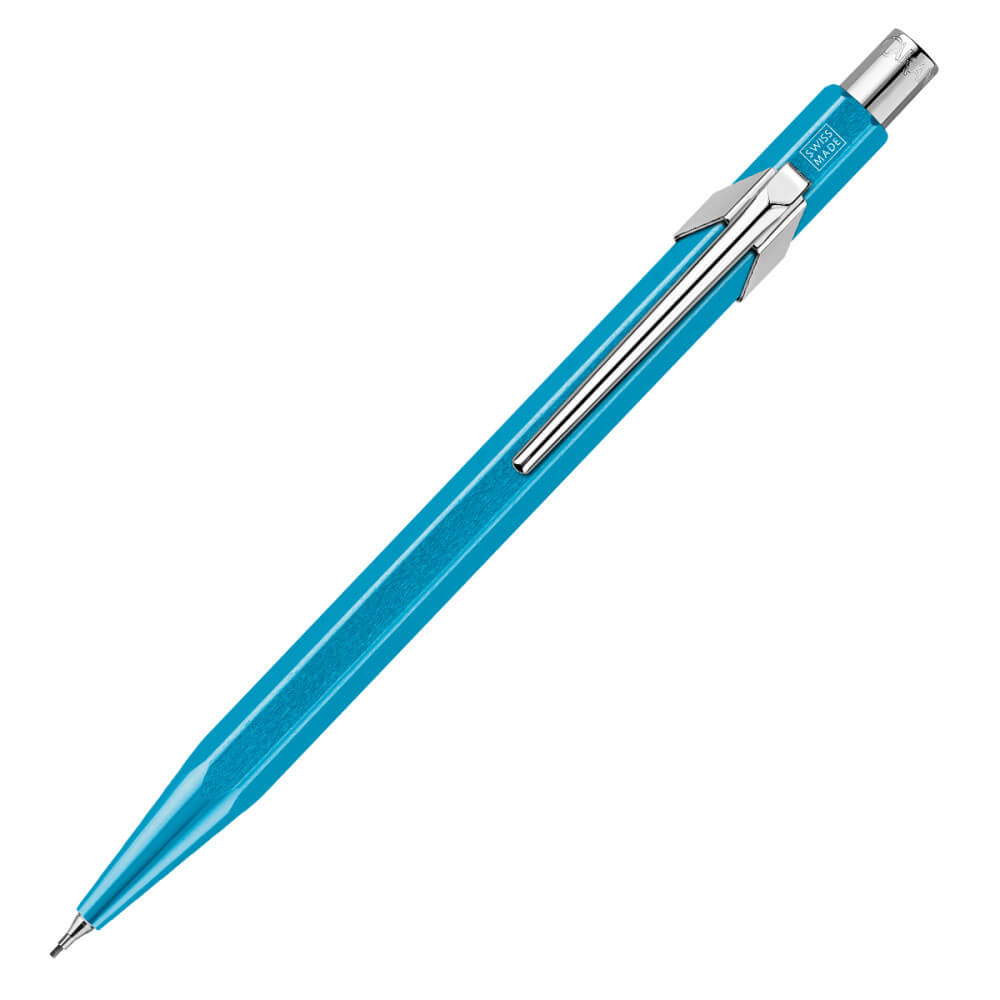 Lapiseira Caran D'Ache 0.7mm Azul Turquesa Metalizado
